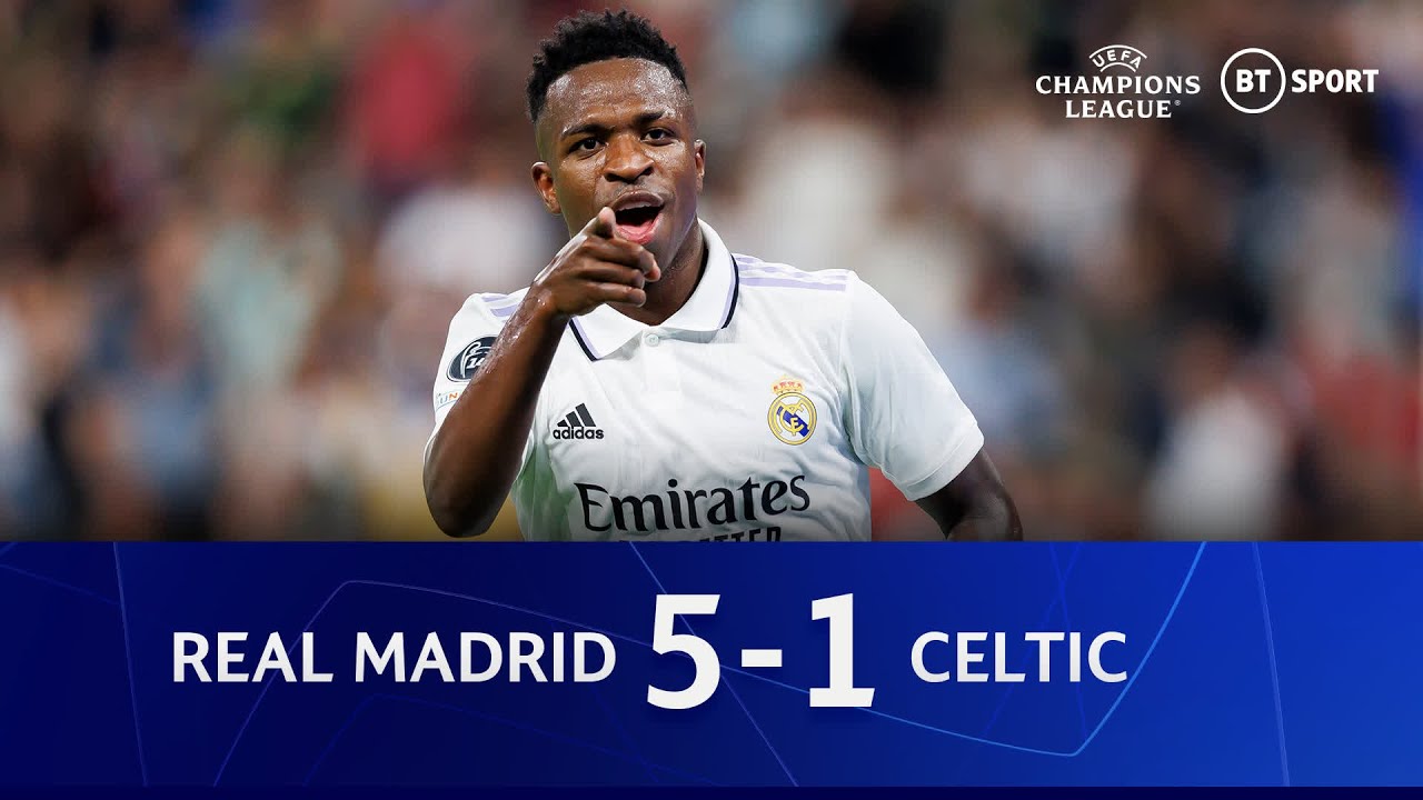 Real Madrid Vs Celtic Madrid Put Five Past Celtic Champions