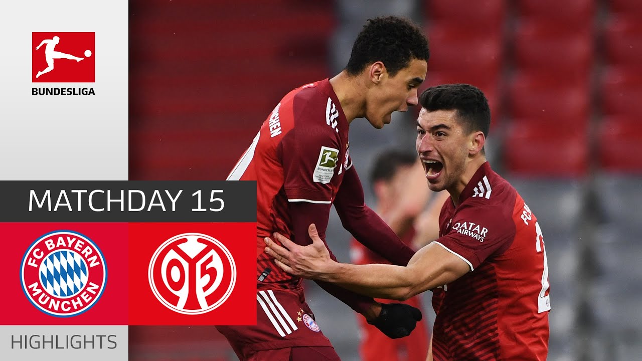 FC Bayern München - 1. FSV Mainz 05 2-1 | Highlights | Matchday 15 ...