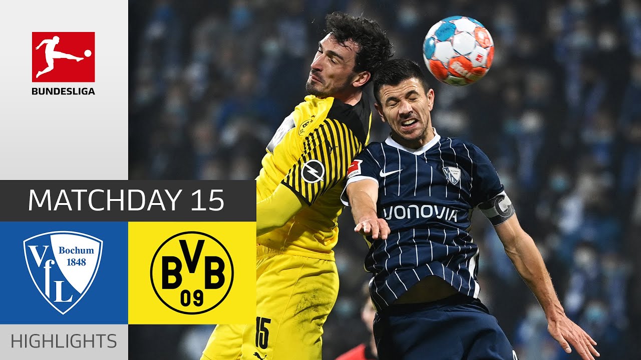 VfL Bochum - Borussia Dortmund 1-1 | Highlights | Matchday 15 ...