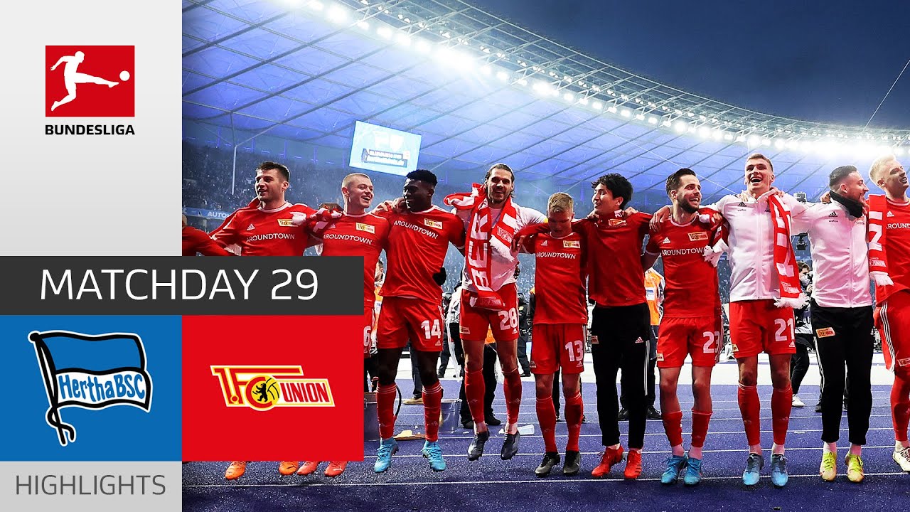 Hertha Berlin - Union Berlin 1-4 | Highlights | Matchday 29 ...