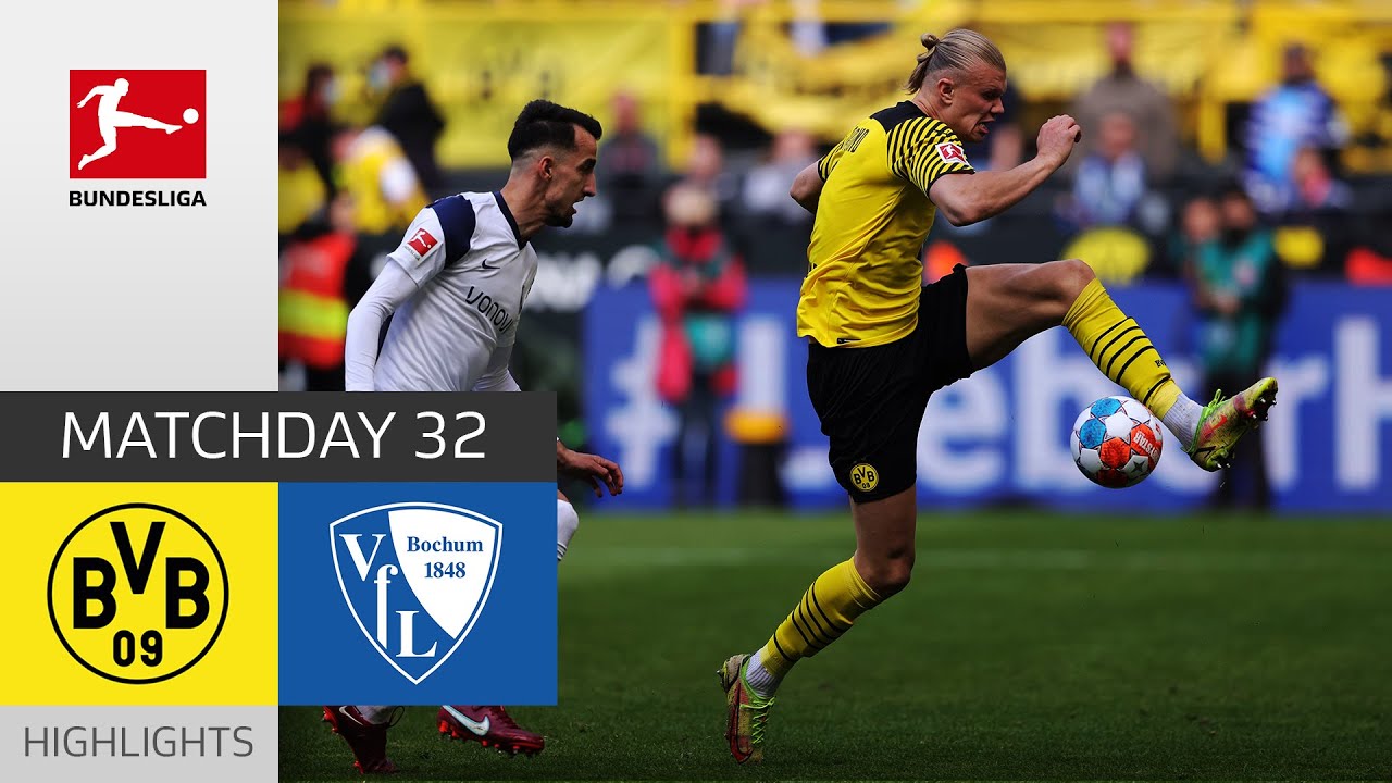 Borussia Dortmund - VfL Bochum 3-4 | Highlights | Matchday 32 ...