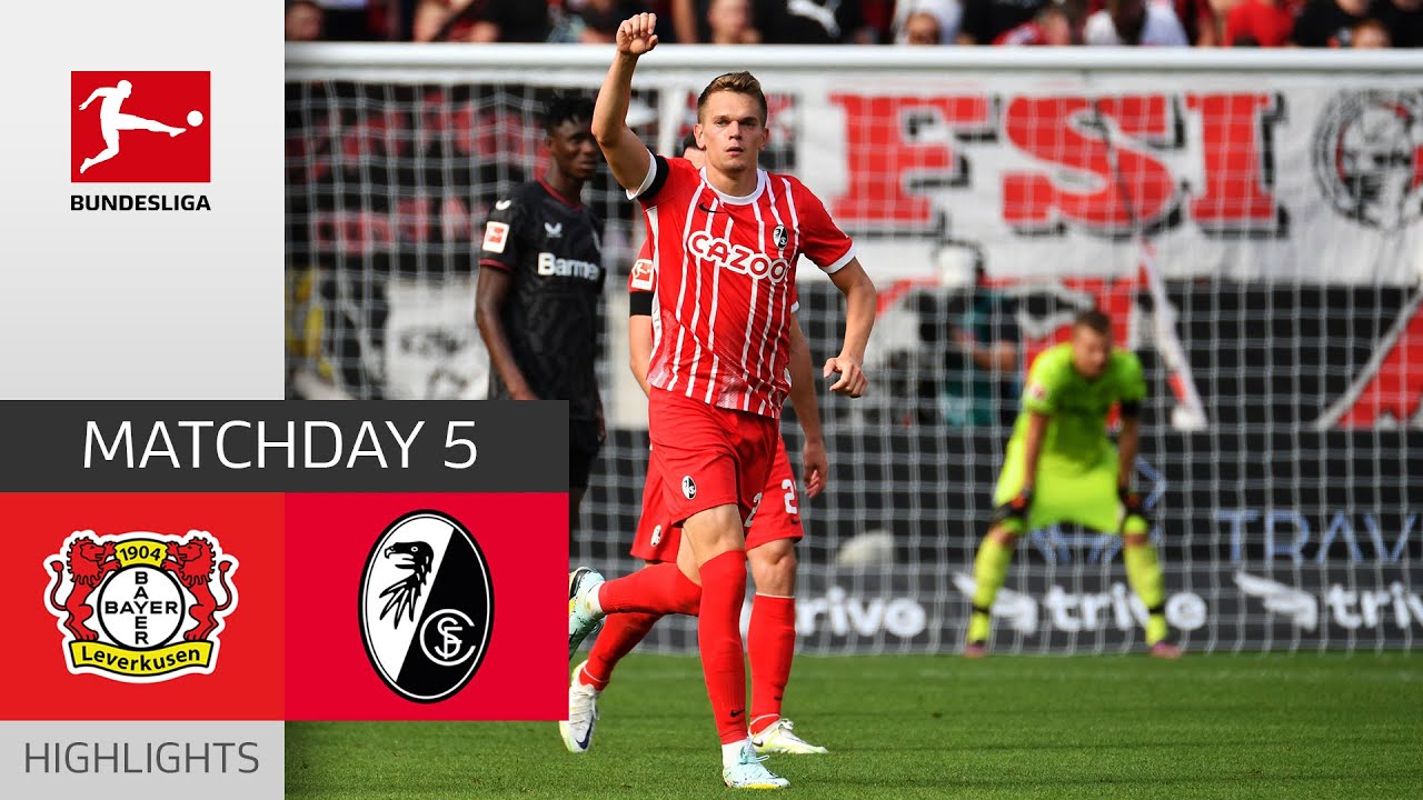 Bayer 04 Leverkusen - SC Freiburg 2-3 | Highlights | Matchday 5 ...