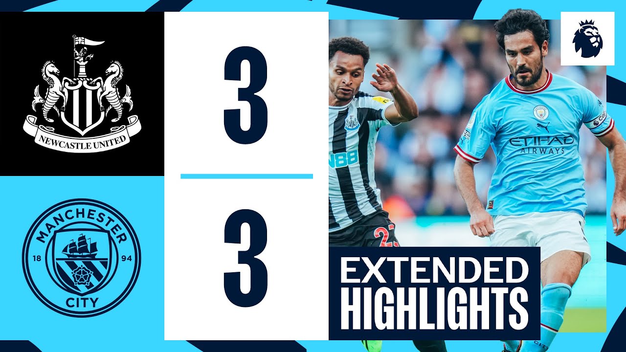 EXTENDED HIGHLIGHTS | Newcastle United 3-3 | Gundogan, Haaland ...