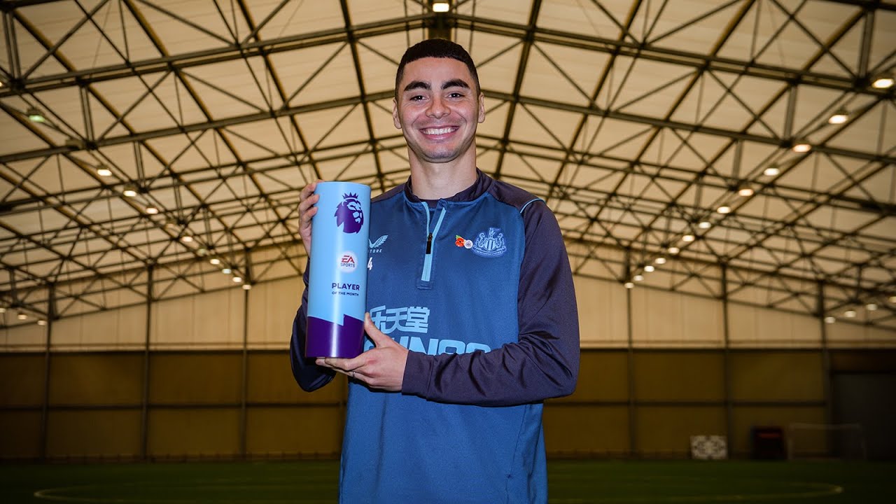 INTERVIEW Miguel Almirón Named Premier League Player of the Month
