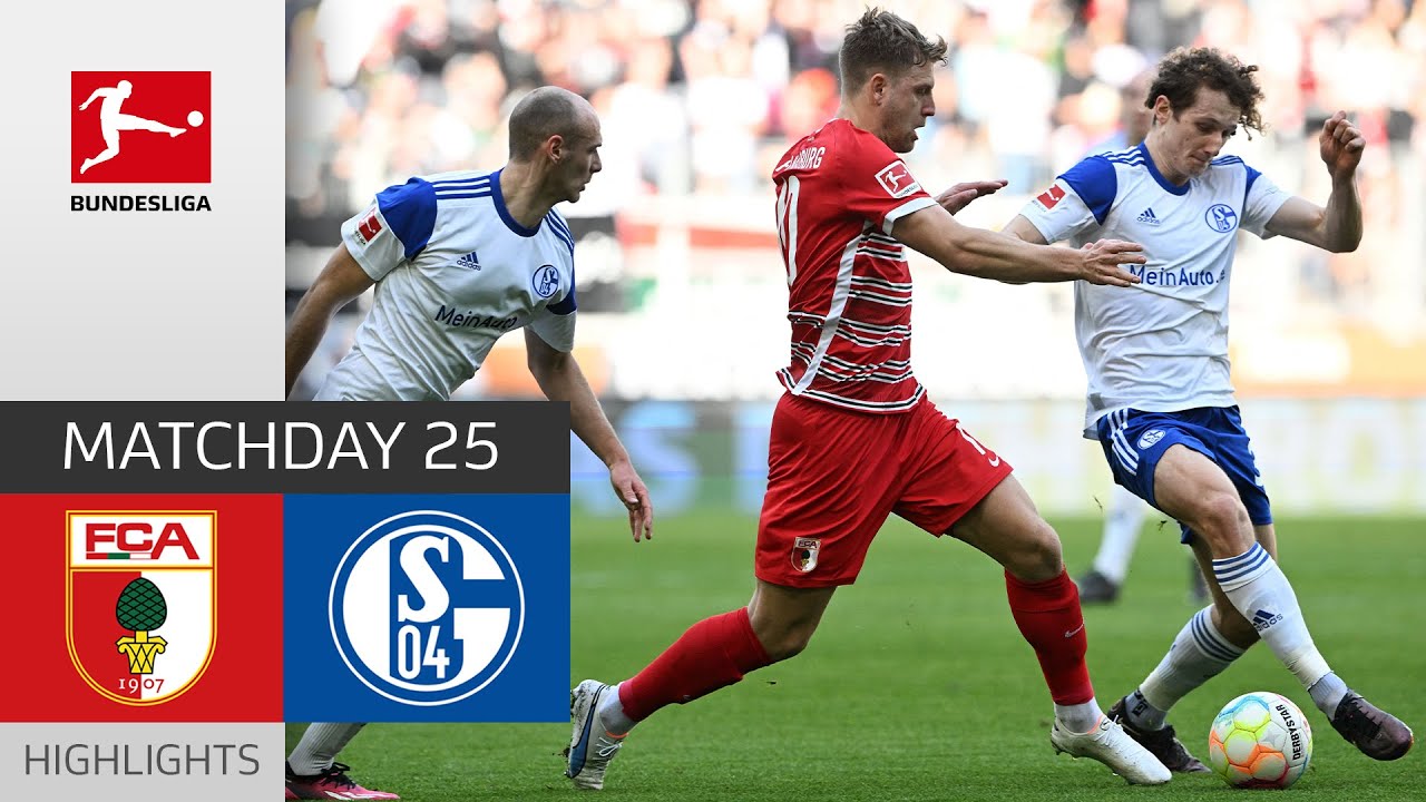 FC Augsburg - FC Schalke 04 1-1 | Highlights | Matchday 25 – Bundesliga ...