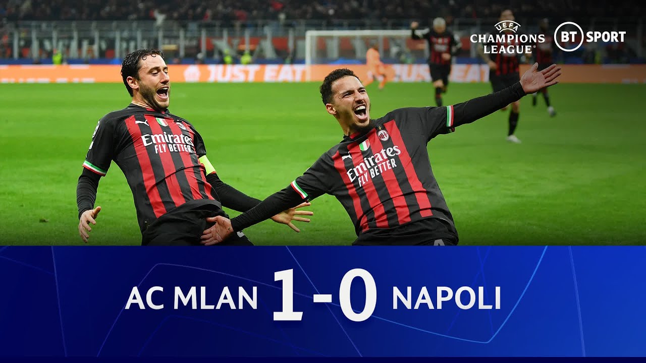 AC Milan V Napoli (1-0) | Brahim Diaz Magic Helps Tee Up Opening Goal ...