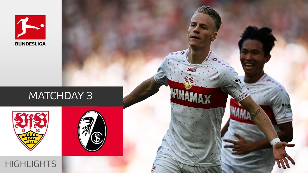 VfB Stuttgart - SC Freiburg 5-0 | Highlights | Matchday 3 – Bundesliga ...