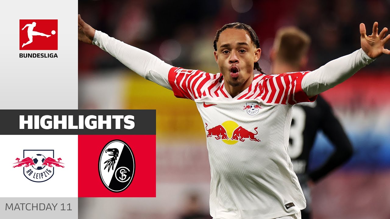 Rb Leipzig Sc Freiburg 3 1 Highlights Matchday 11 Bundesliga 202324 7902