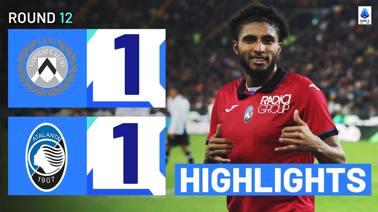 UDINESE-ATALANTA 1-1 | HIGHLIGHTS | Ederson Rescues A Point For La Dea ...