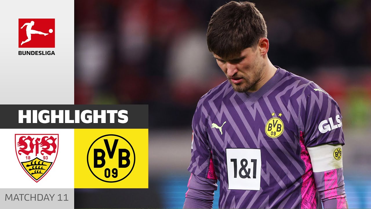 VfB Stuttgart - Borussia Dortmund 2-1 | Highlights | Matchday 11 ...